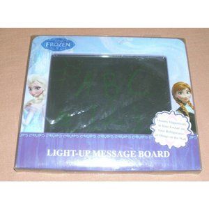 NEW DIsney Frozen Light-Up Glows Message Board Mounts Magnetically
